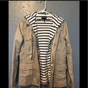 Splendid Hoodie Cargo Jacket Zip Up